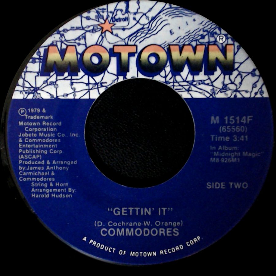 Commodores - Lady (You Bring Me Up) / Gettin' It side B
