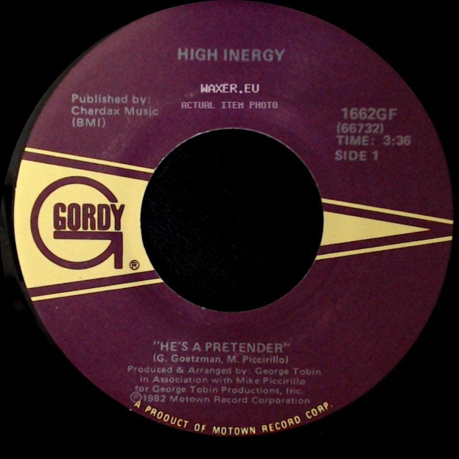 High Inergy - He's A Pretender / Don't Let Up On The Groove side A