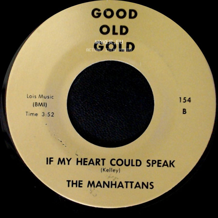 The Blender / The Manhattans - Daughter / If My Heart Could Speak side B