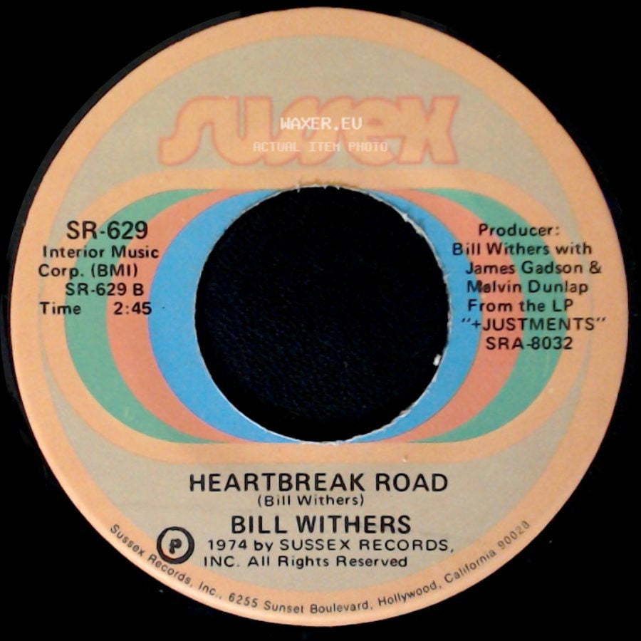 Bill Withers - Heartbreak Road / Ruby Lee side A