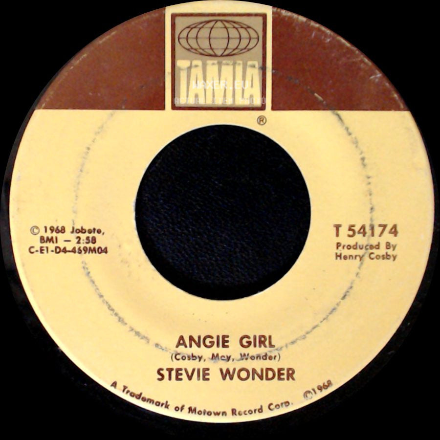 Stevie Wonder - For Once In My Life / Angie Girl side B