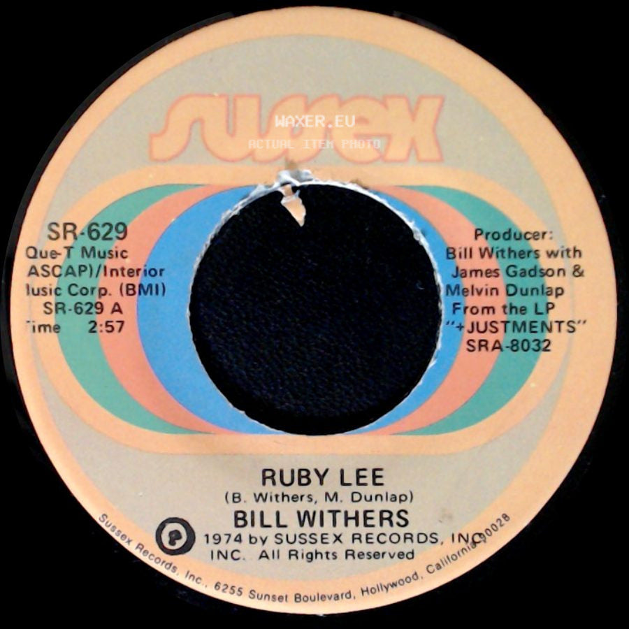 Bill Withers - Ruby Lee / Heartbreak Road side A