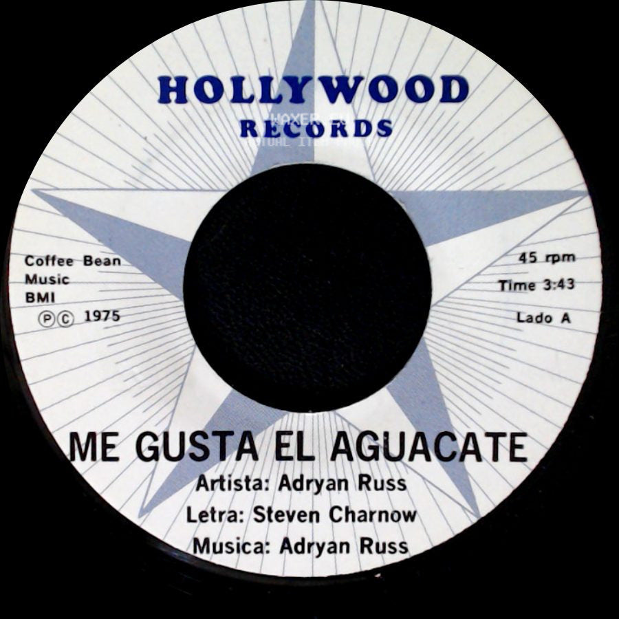 Adryan Russ - Me Gusta El Aguacate / Me Gusta El Aguacate side A