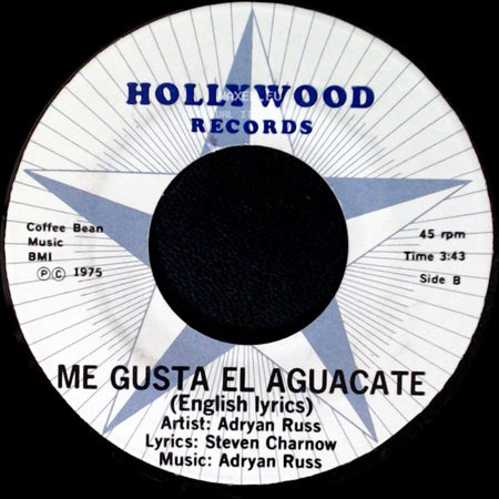Adryan Russ - Me Gusta El Aguacate / Me Gusta El Aguacate side B