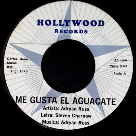 Adryan Russ - Me Gusta El Aguacate / Me Gusta El Aguacate side A