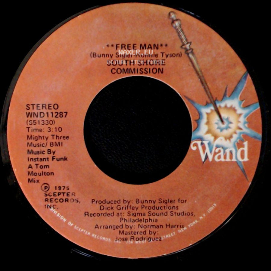 South Shore Commission - Free Man / Free Man **Disco Mix** side A