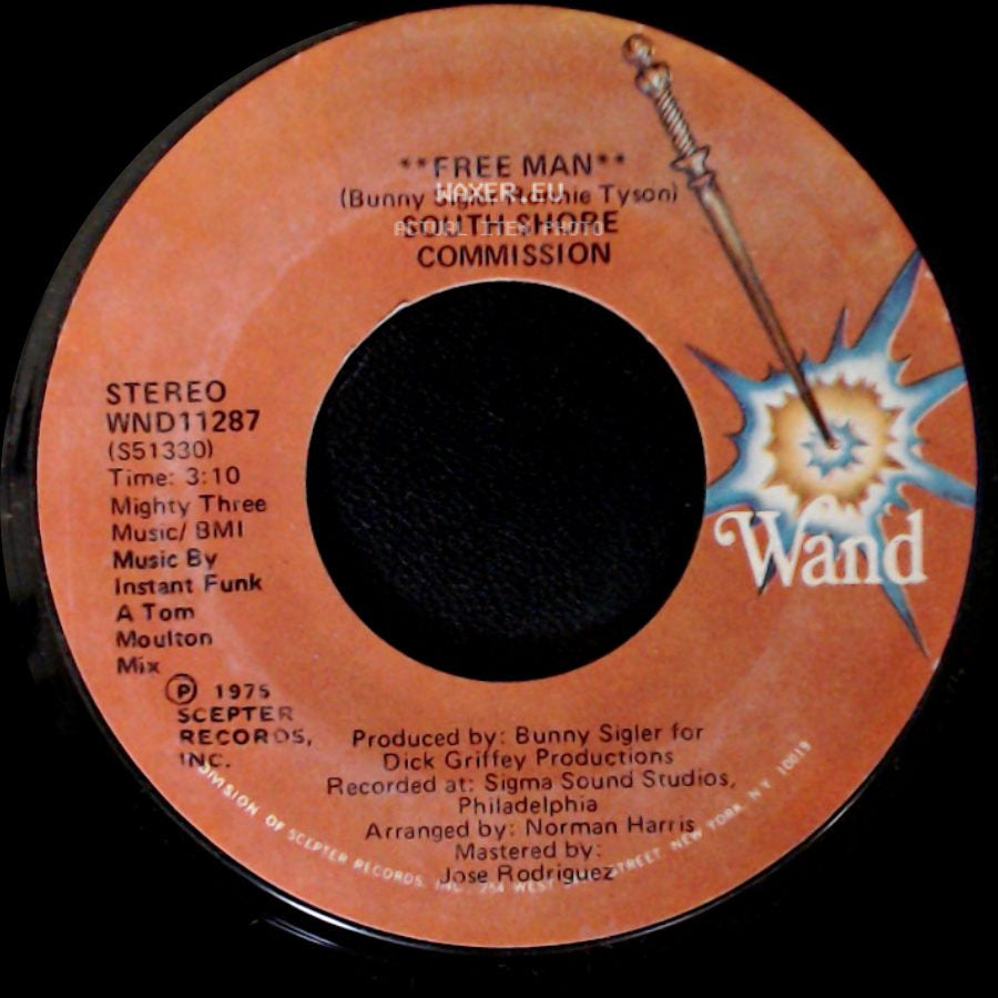 South Shore Commission - Free Man "Disco Mix" / Free Man side B