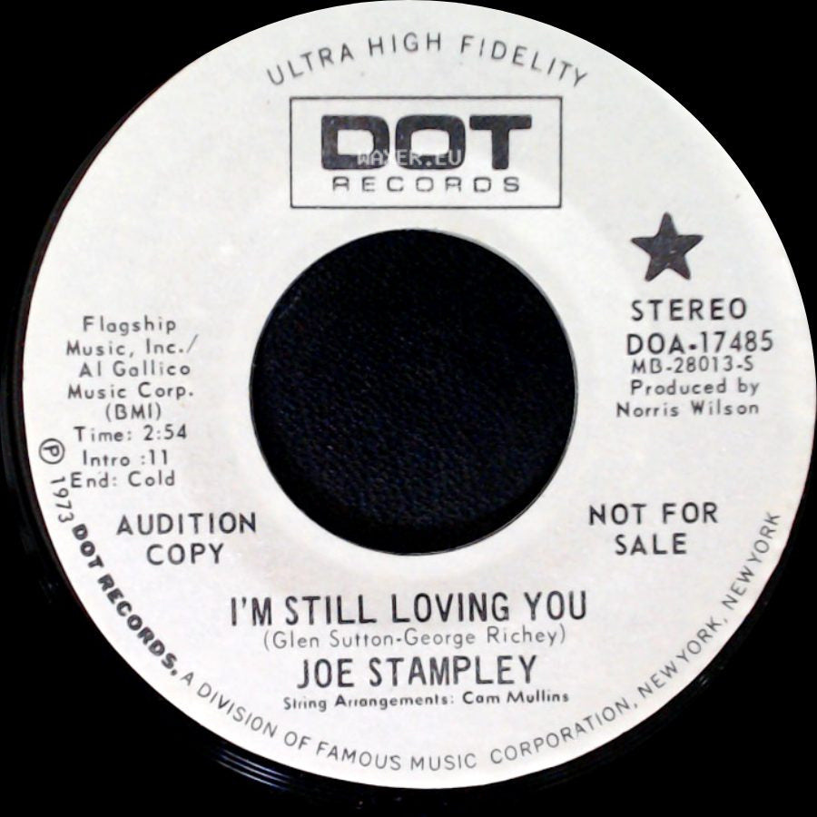 Joe Stampley - I'm Still Loving You / I'm Still Loving You side B