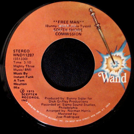 South Shore Commission - Free Man / Free Man "Disco Mix" side A