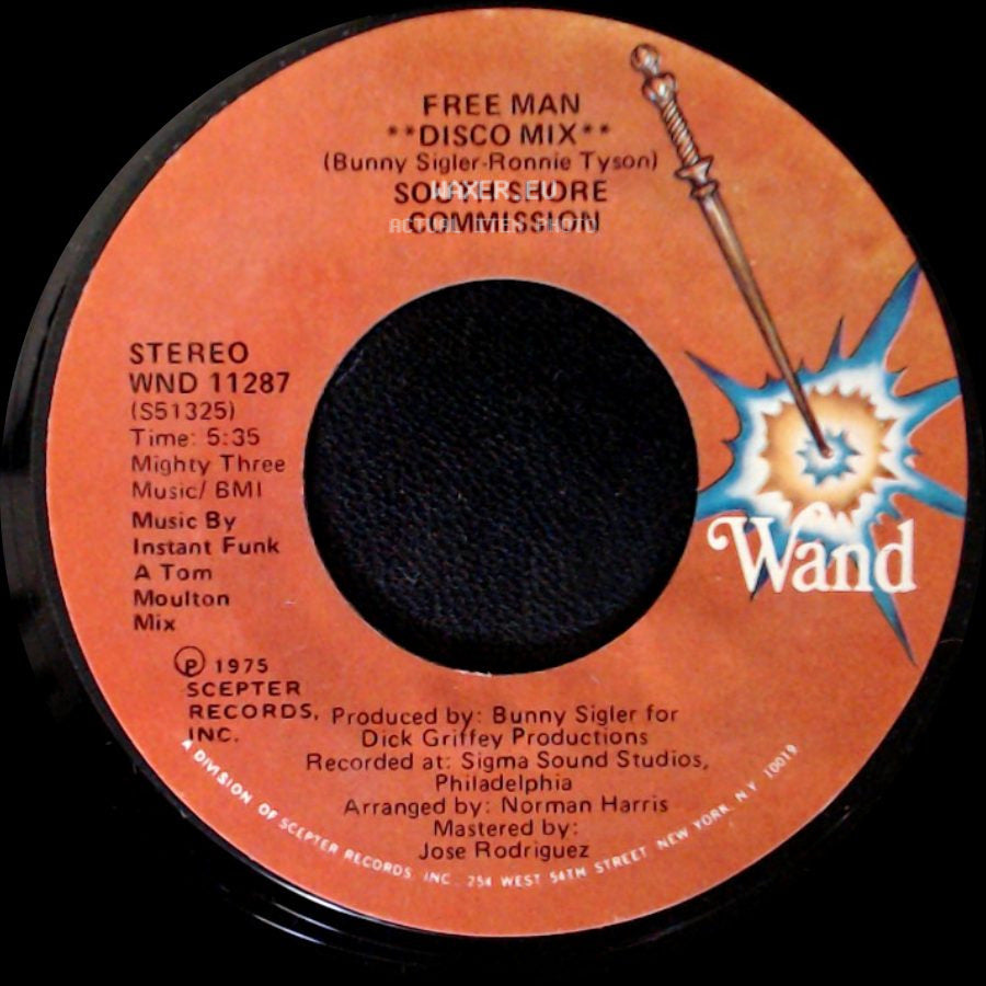 South Shore Commission - Free Man / Free Man "Disco Mix" side B