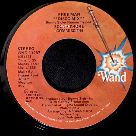 South Shore Commission - Free Man / Free Man "Disco Mix" side B