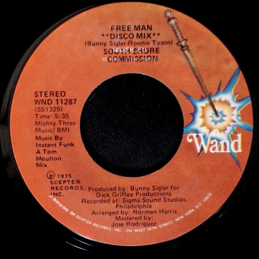 South Shore Commission - Free Man / Free Man **Disco Mix** side B