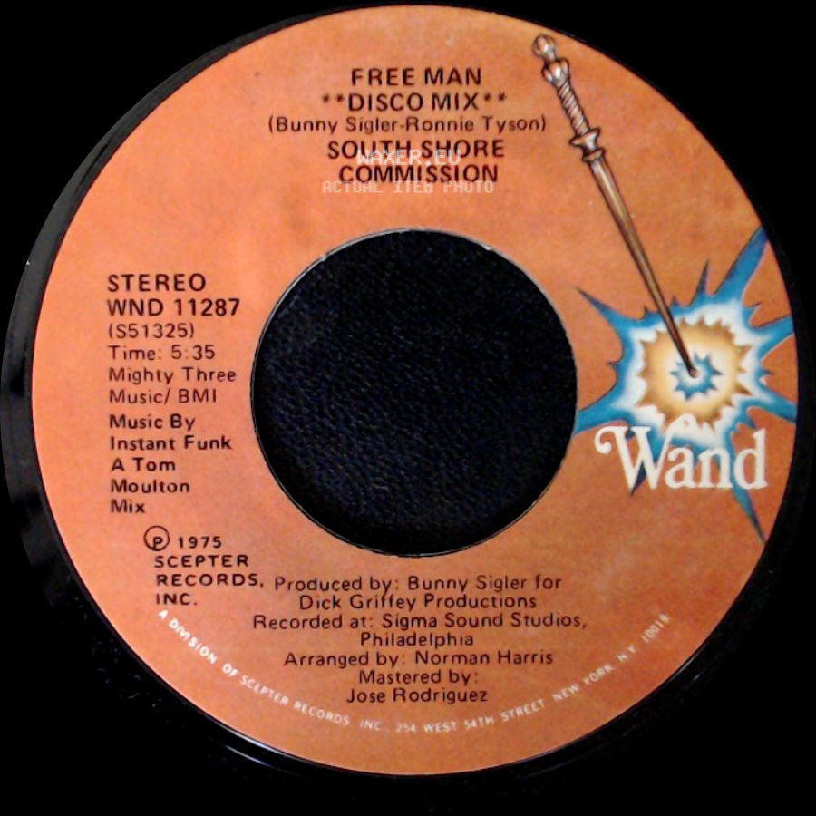 South Shore Commission - Free Man "Disco Mix" / Free Man side A
