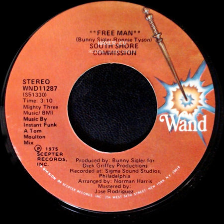 South Shore Commission - Free Man "Disco Mix" / Free Man side B