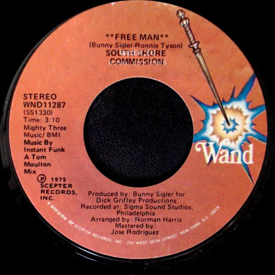 South Shore Commission - Free Man "Disco Mix" / Free Man side B