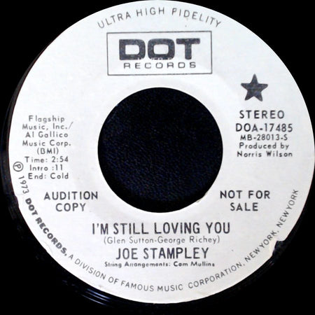 Joe Stampley - I'm Still Loving You / I'm Still Loving You side B