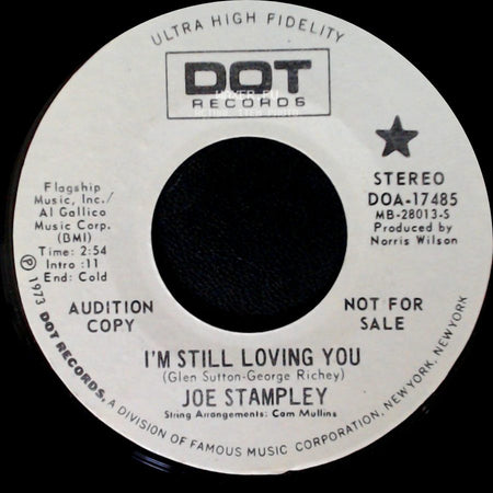 Joe Stampley - I'm Still Loving You / I'm Still Loving You side B