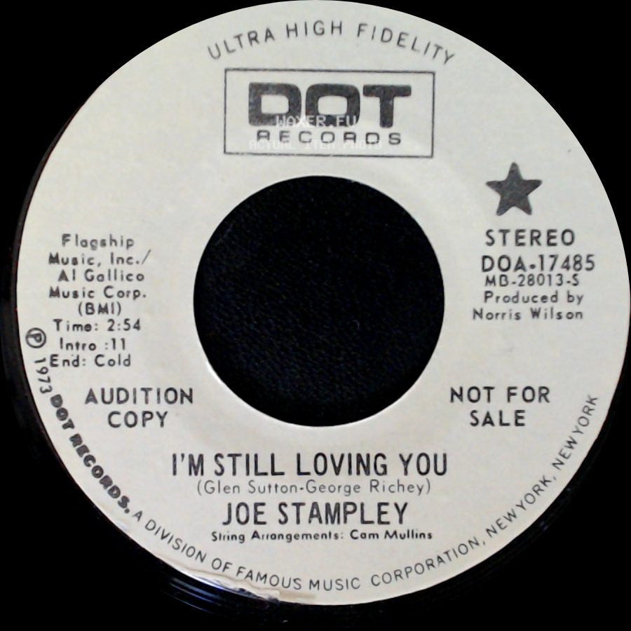 Joe Stampley - I'm Still Loving You / I'm Still Loving You side B