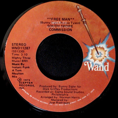 South Shore Commission - Free Man / Free Man **Disco Mix** side A