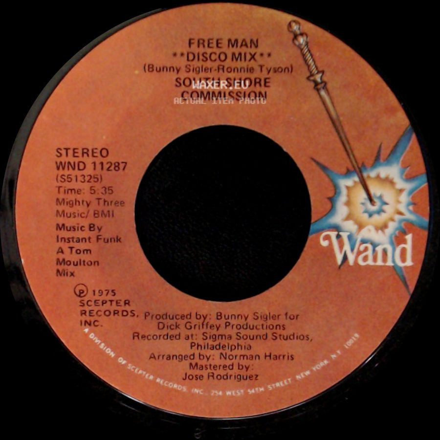 South Shore Commission - Free Man / Free Man **Disco Mix** side B
