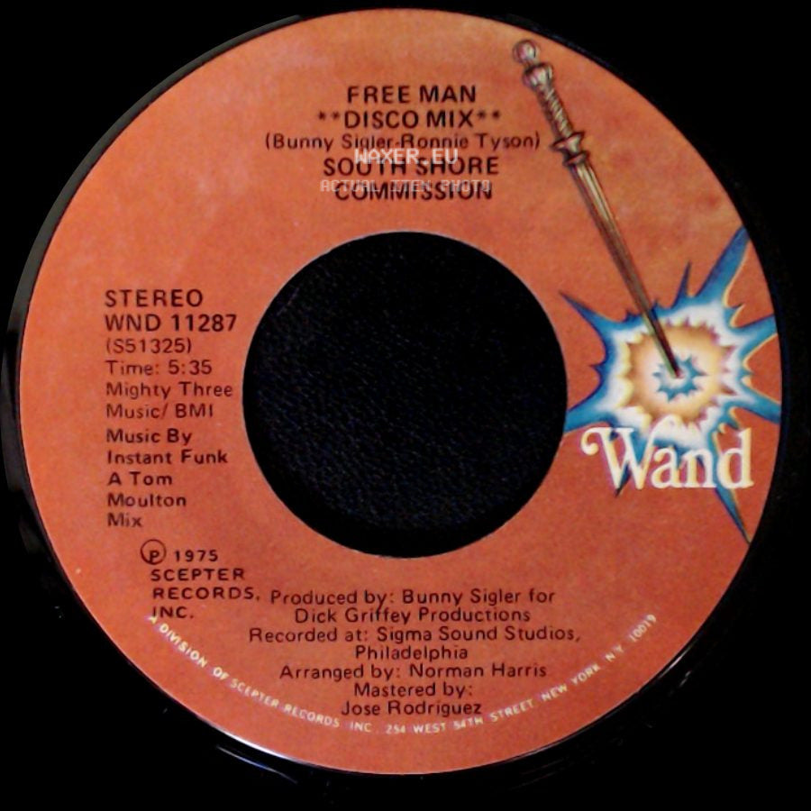 South Shore Commission - Free Man / Free Man - Disco Mix side B