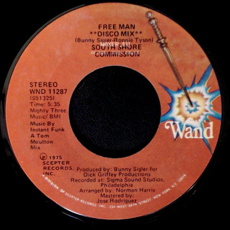 South Shore Commission - Free Man / Free Man - Disco Mix side B
