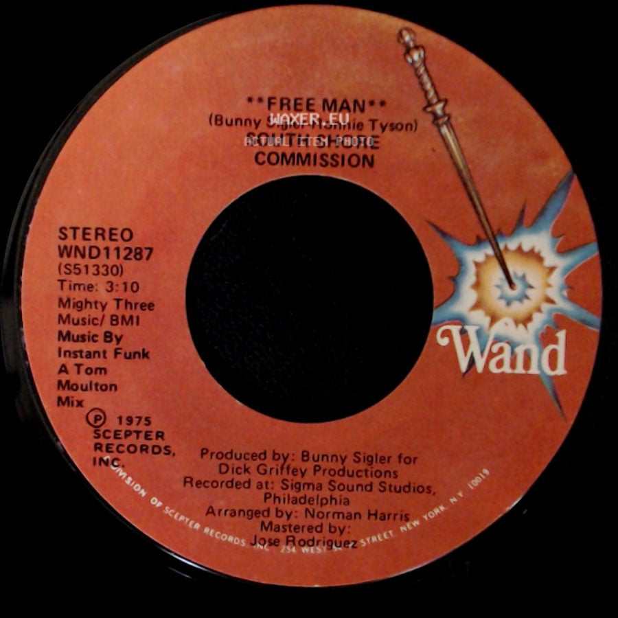 South Shore Commission - Free Man "Disco Mix" / Free Man side B