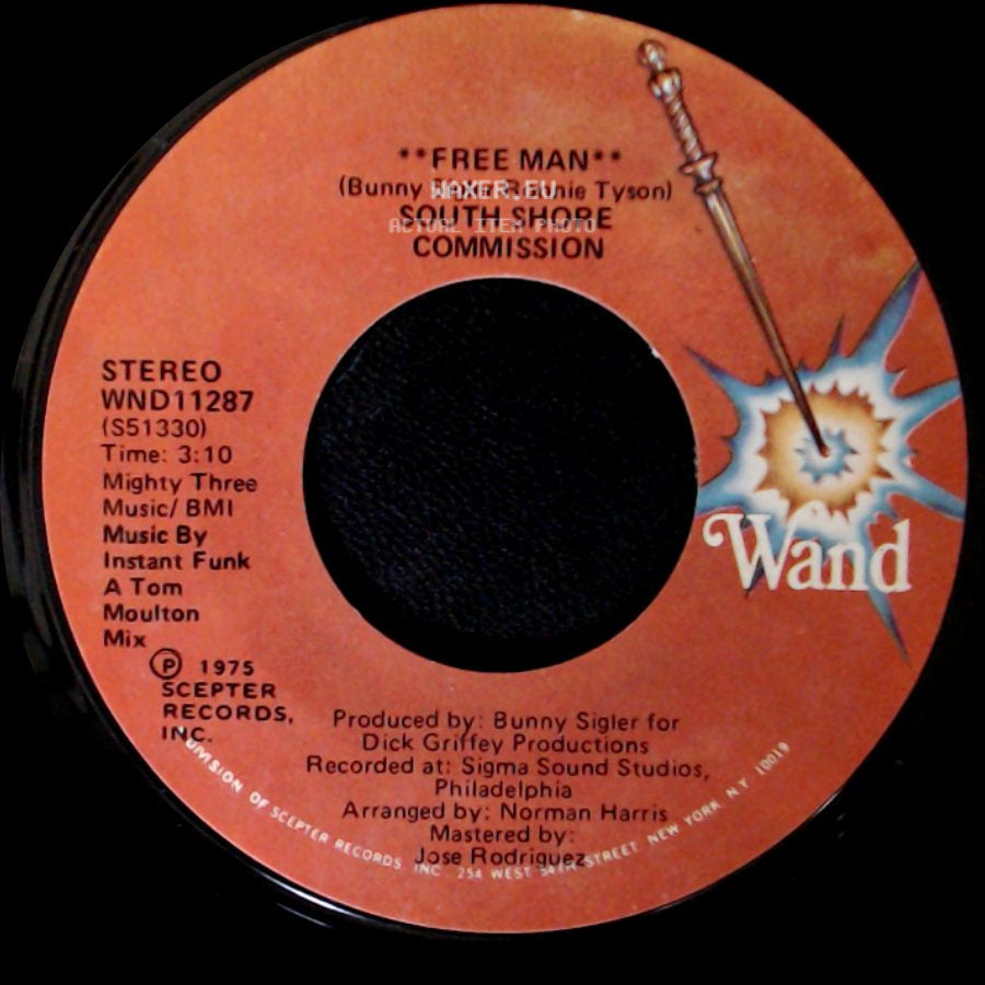 South Shore Commission - Free Man / Free Man Disco Mix side A