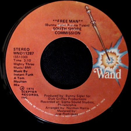 South Shore Commission - Free Man / Free Man Disco Mix side A