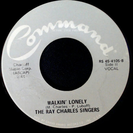 The Ray Charles Singers - Take Me Along / Walkin' Lonely side B