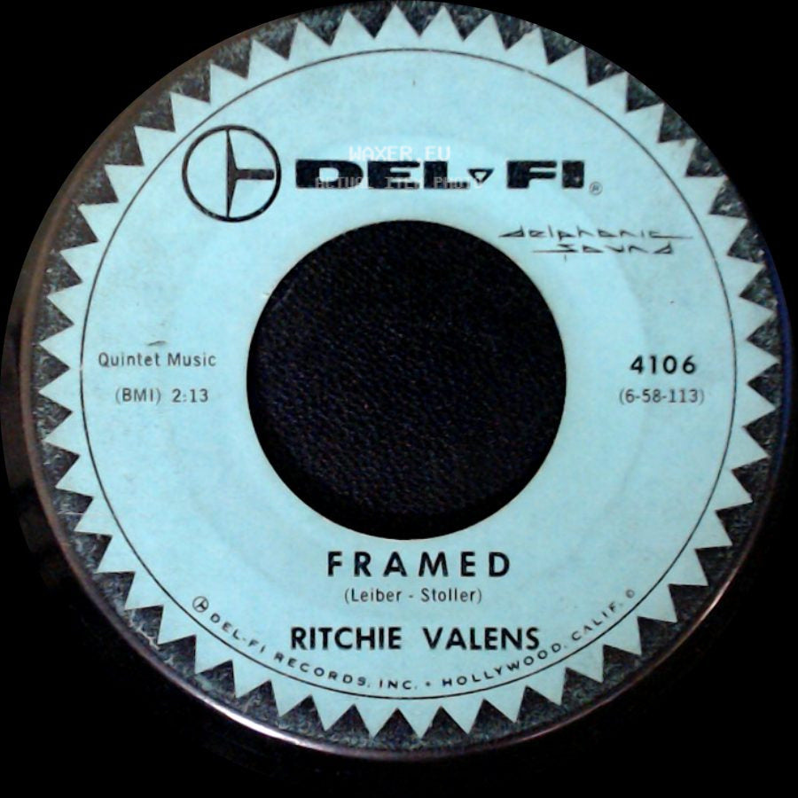 Ritchie Valens - Framed / Come On, Let's Go side A