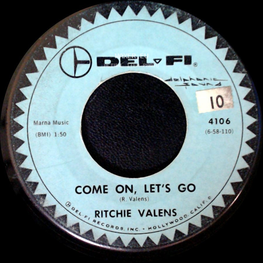 Ritchie Valens - Framed / Come On, Let's Go side B