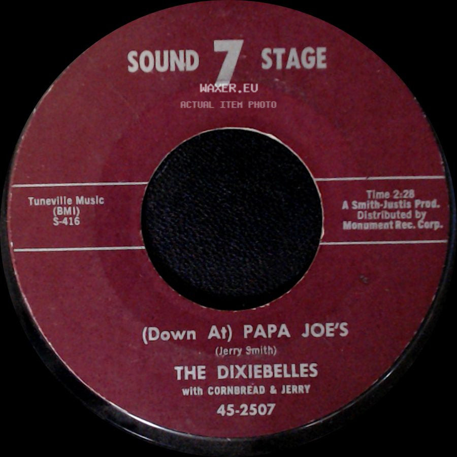The Dixiebelles With Cornbread & Jerry - Rock, Rock, Rock / (Down At) Papa Joe's side B