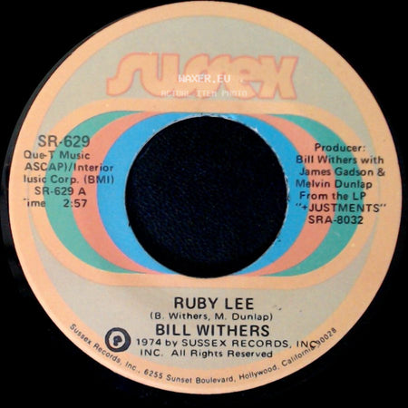 Bill Withers - Ruby Lee / Heartbreak Road side A