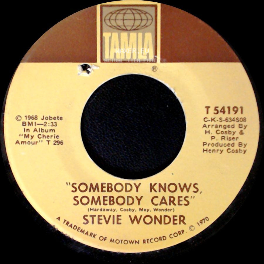 Stevie Wonder - Never Had A Dream Come True / Somebody Knows, Somebody Cares side B