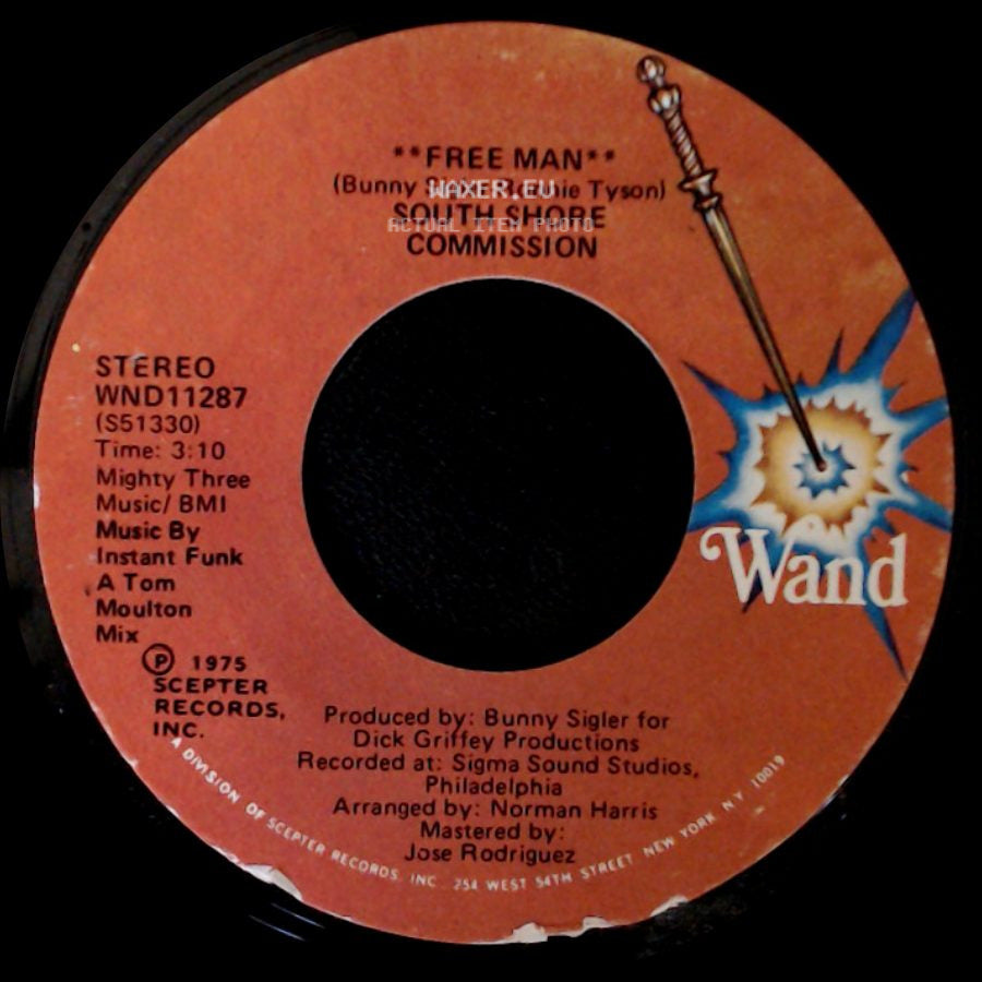 South Shore Commission - Free Man / Free Man "Disco Mix" side A