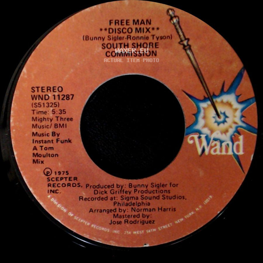 South Shore Commission - Free Man / Free Man "Disco Mix" side B