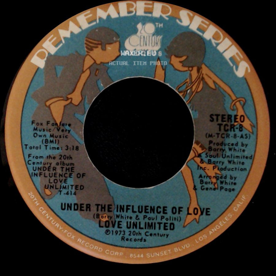 Love Unlimited - Under The Influence Of Love / I Belong To You side A