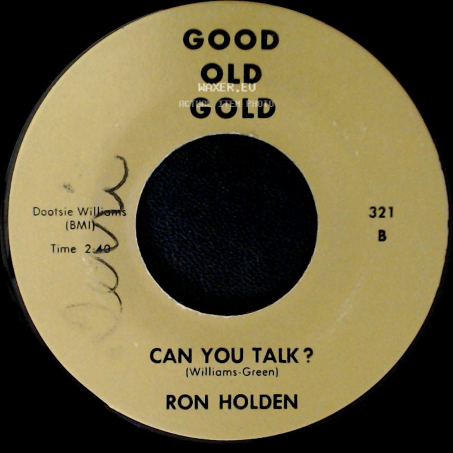 Billy Stewart / Ron Holden - I Do Love You / Can You Talk? side B