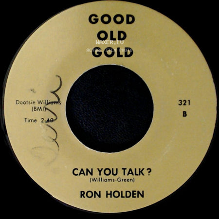 Billy Stewart / Ron Holden - I Do Love You / Can You Talk? side B