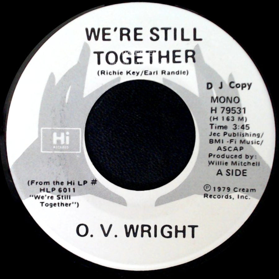 O. V. Wright - We're Still Together / We're Still Together side A