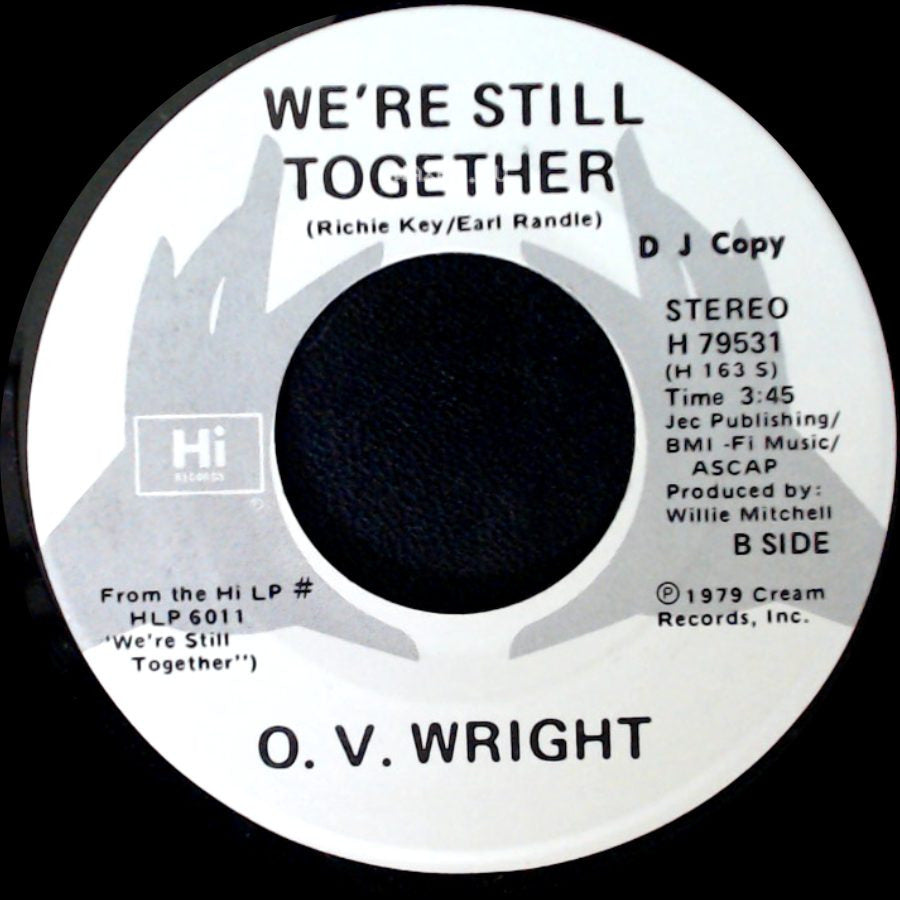 O. V. Wright - We're Still Together / We're Still Together side B