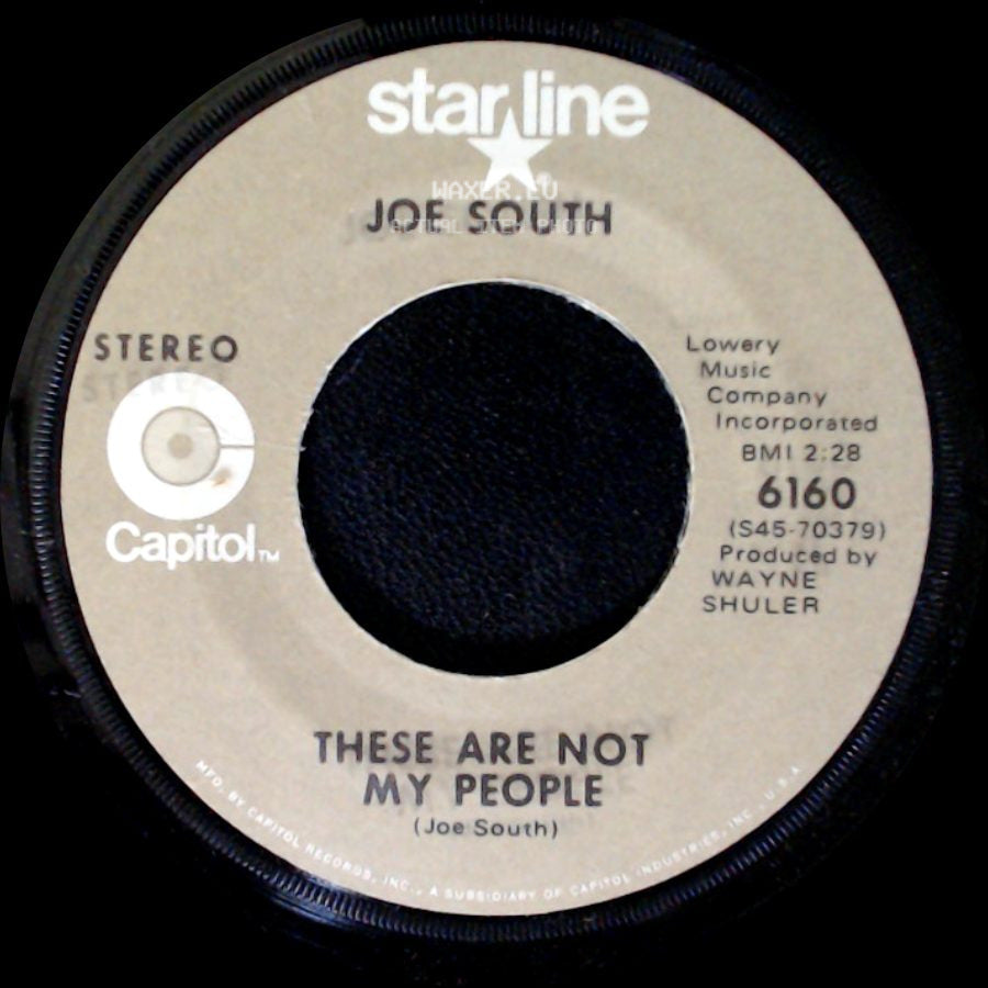 Joe South - These Are Not My People / Games People Play side A