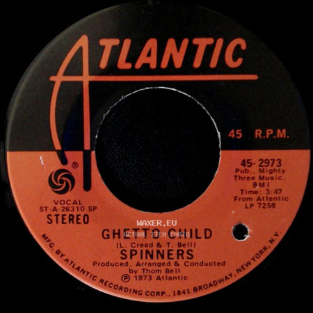 Spinners - We Belong Together / Ghetto Child side B