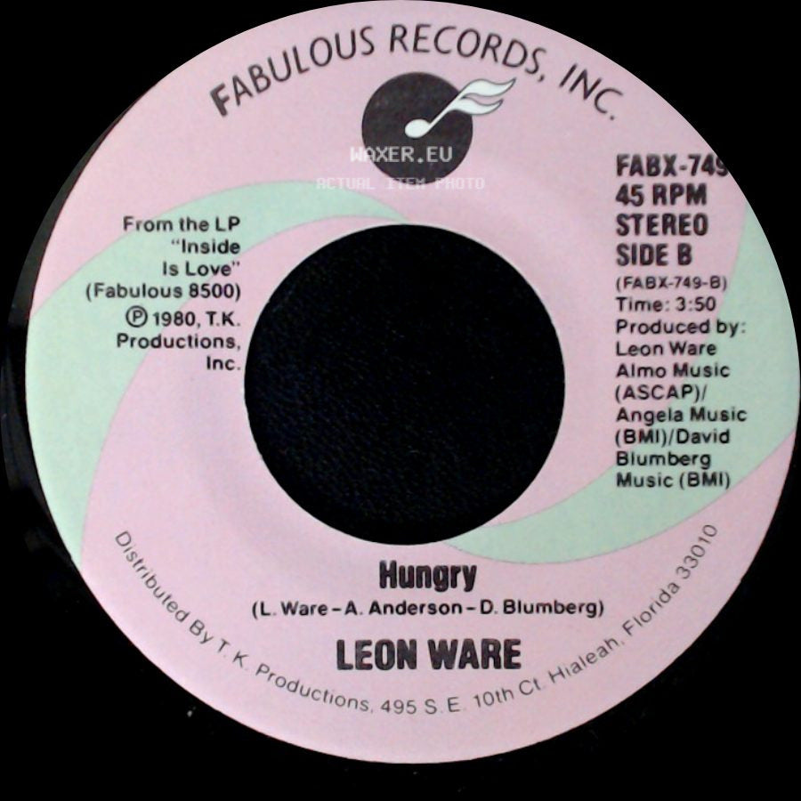 Leon Ware - Inside Your Love / Hungry side B
