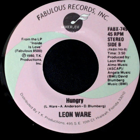 Leon Ware - Inside Your Love / Hungry side B
