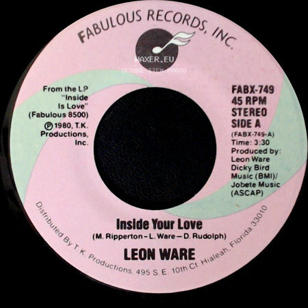 Leon Ware - Inside Your Love / Hungry side A