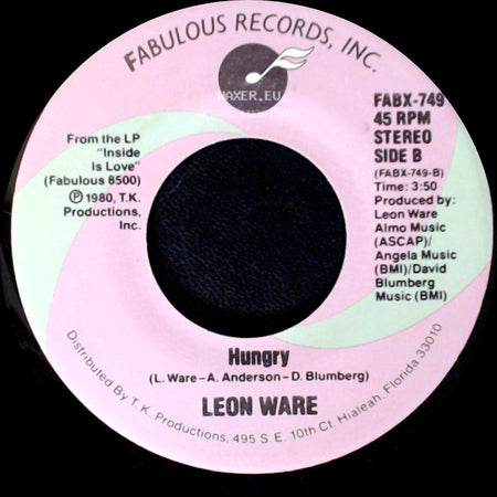 Leon Ware - Inside Your Love / Hungry side B