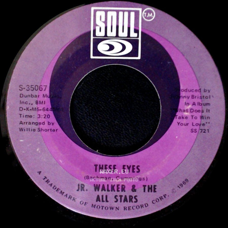 Jr. Walker & The All Stars - These Eyes / I've Got To Find A Way To Win Maria Back side A