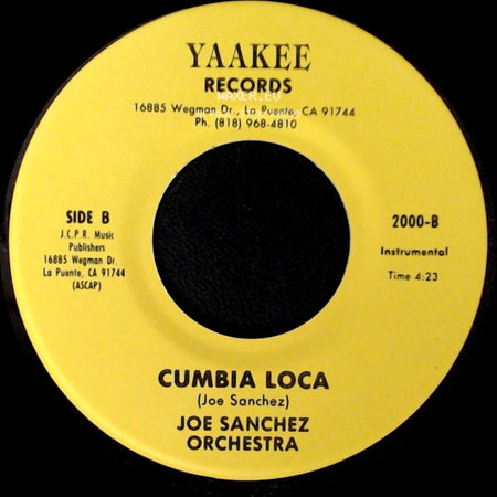 Joe Sanchez Orchestra - Tragic / Cumbia Loca side B